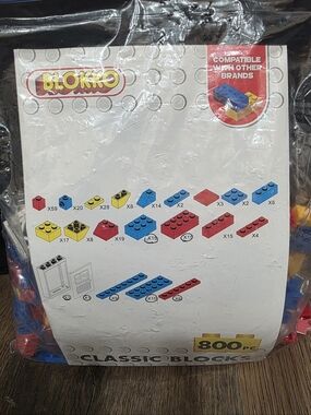 Blokko Building Block Set - Red, Blue, Yellow